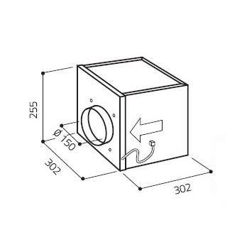 Elica GME11 vanjski motor za unutarnji prostor za napu  CT 35 PRO PRF0006209A