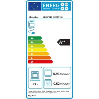 Electrolux LOC9P3XZ ugradbena parna pećnica