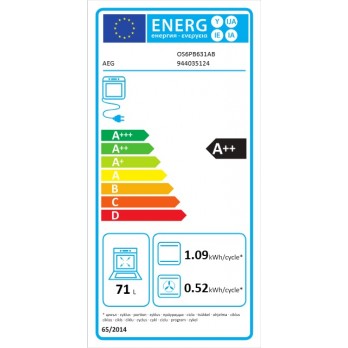 AEG OS6PB631AB MealAssist ugradbena pećnica