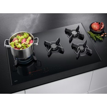 AEG HVB8453IB Touch Sure 80 cm plinska ploča za kuhanje