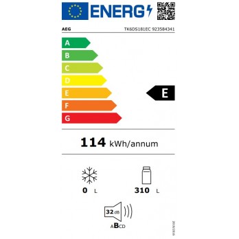 AEG TK6DS181EC ugradbeni hladnjak visine 176.9 cm