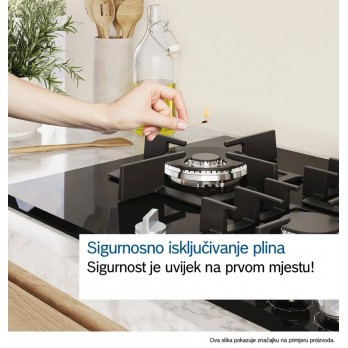 Bosch PPM9A6I40 plinska ploča za kuhanje 90 cm , Crna