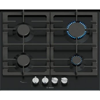 Bosch PCP6A6I90 Plinska ploča za kuhanje 60 cm Emajlirani čelik, Crna