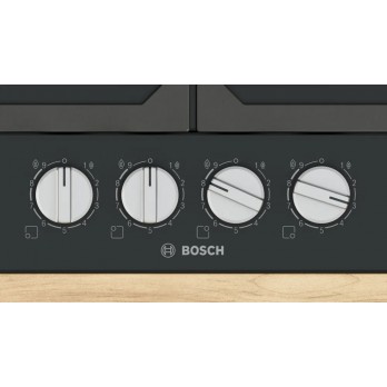 Bosch PCP6A6I90 Plinska ploča za kuhanje 60 cm Emajlirani čelik, Crna