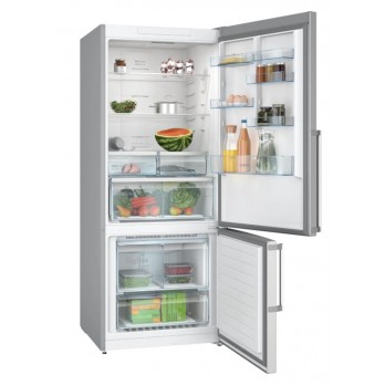 Bosch KGN76XIEP hladnjak sa zamrzivačem na dnu 186 x 75 cm Brušeni čelik,  Total No Frost
