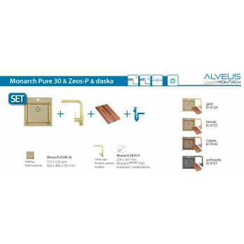 SET Alveus Monarch Pure 30 sudoper + Zeos-P slavina + DASKA I SIFON