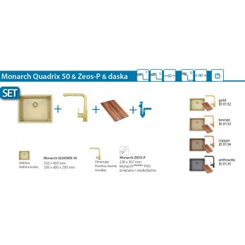 SET Alveus Monarch Quadrix 50 sudoper + Zeos-P slavina + DASKA I SIFON