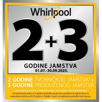 Whirlpool MBNA900B ugradbena mikrovalna pećnica, crna