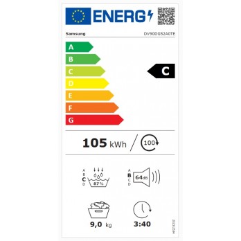 Samsung DV90DG52A0TELE sušilica rublja sa SpaceMax i Hygiene Care