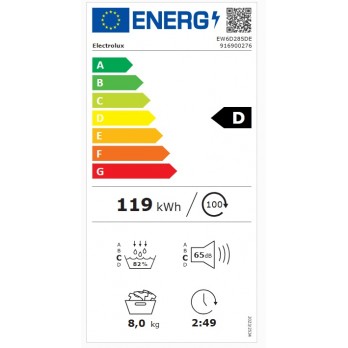 Electrolux EW6D285DE sušilica rublja