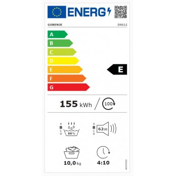 Gorenje DNS12 sušilica rublja s toplinskom pumpom, 10 kg
