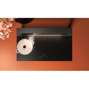 Falmec LEVEL ONE 90 stolna napa sa pločom za kuhanje, crna mat 800 m³/h 8034122370101