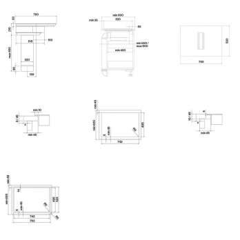 Falmec ZERO EASY ploča za kuhanje sa napom 600m3/h, ( verzija filtriranja zraka) 8034122901077