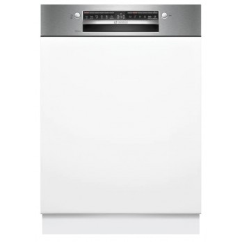 Bosch SMI4HTS14E Ugradbena perilica posuđa s vidljivim tipkama 60 cm Brušeni čelik