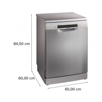 Bosch SMS4EMI06E Samostojeća perilica posuđa 60 cm Brušeni čelik, s premazom protiv otisaka prstiju