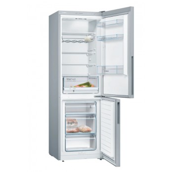 Bosch KGV36VLEA Samostojeći hladnjak sa zamrzivačem na dnu 186 x 60 cm Izgled nehrđajućeg čelika