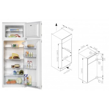 Amica EDTS374900 ugradbeni hladnjak  ( 1171432 )