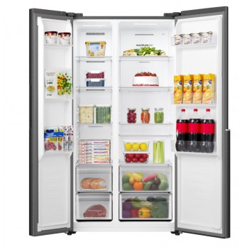 Gorenje NRS917D41BX Samostojeći hladnjak Side by Side, 178,6 x 91,1 x 61,5 cm, Crni nehrđajući čelik