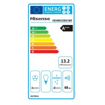 Hisense HEH8432BSCWF Indukcijska ploča za kuhanje s napom, 83 cm