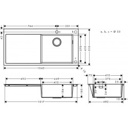 Hansgrohe S715-F450 sudoper