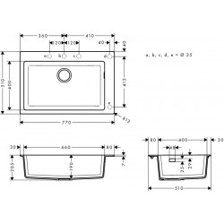 Hansgrohe S510-F660 GS sudoper