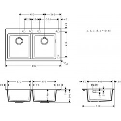 Hansgrohe S510-F770 GS sudoper