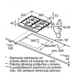 Bosch POY6B6B10 kombinirana ploča za kuhanje