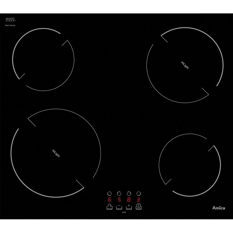 Amica VH 6040 staklokeramička ploča za kuhanje