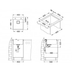 Alveus Stylux 10 sudoper inox