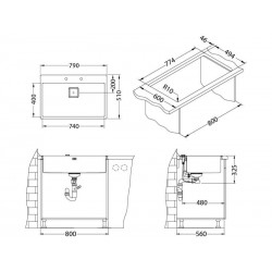 Alveus Stylux 40 sudoper inox