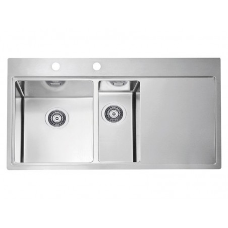 Alveus Pure 60 sudoper lijevi, inox