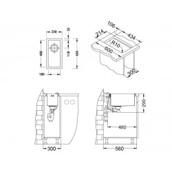 Alveus Quadrix 10 sudoper inox