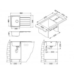 Alveus Line Maxim 20 sudoper inox