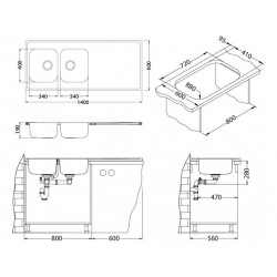 Alveus CLASSIC PRO 110 sudoper inox