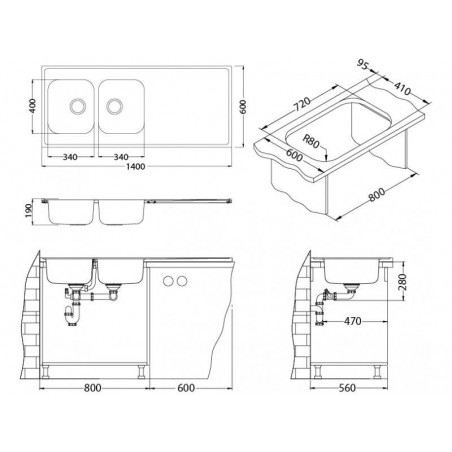 Alveus CLASSIC PRO 110 sudoper inox