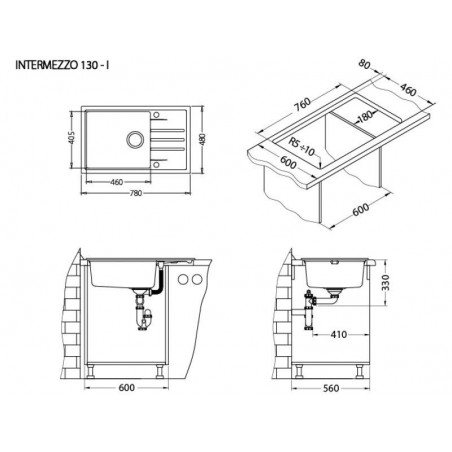 Alveus Intermezzo 130 sudoper ARCTIC - G11