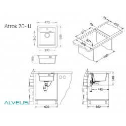 Alveus Atrox 20 sudoper ARCTIC - G11