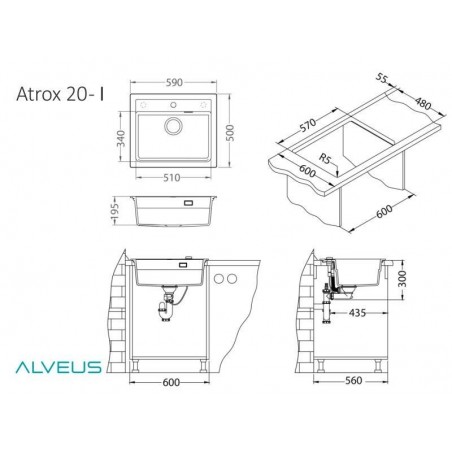 Alveus Atrox 30 sudoper TERRA - G22