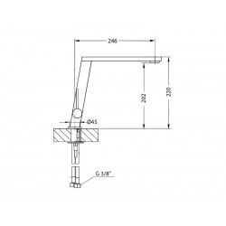 Alveus CHOICE slavina krom