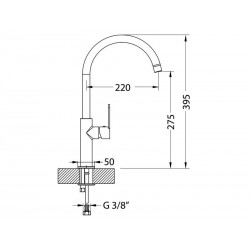 Alveus Arc 80 slavina crna