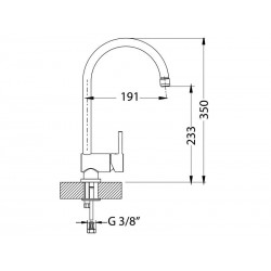 Alveus ARC 110 slavina krom