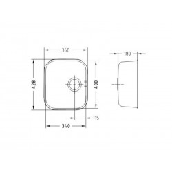 Alveus VARIANT  40  sudoper inox