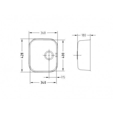 Alveus VARIANT  40  sudoper inox