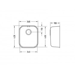 Alveus VARIANT 40 sudoper inox