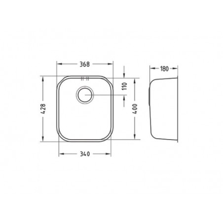 Alveus VARIANT 40 sudoper inox