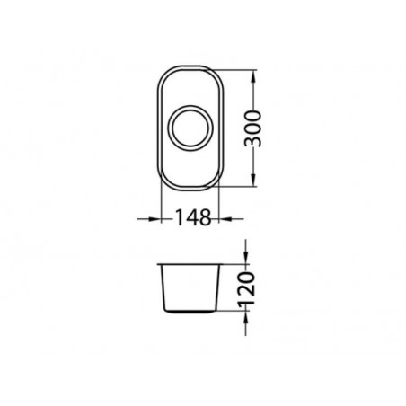 Alveus VARIANT 110 sudoper inox