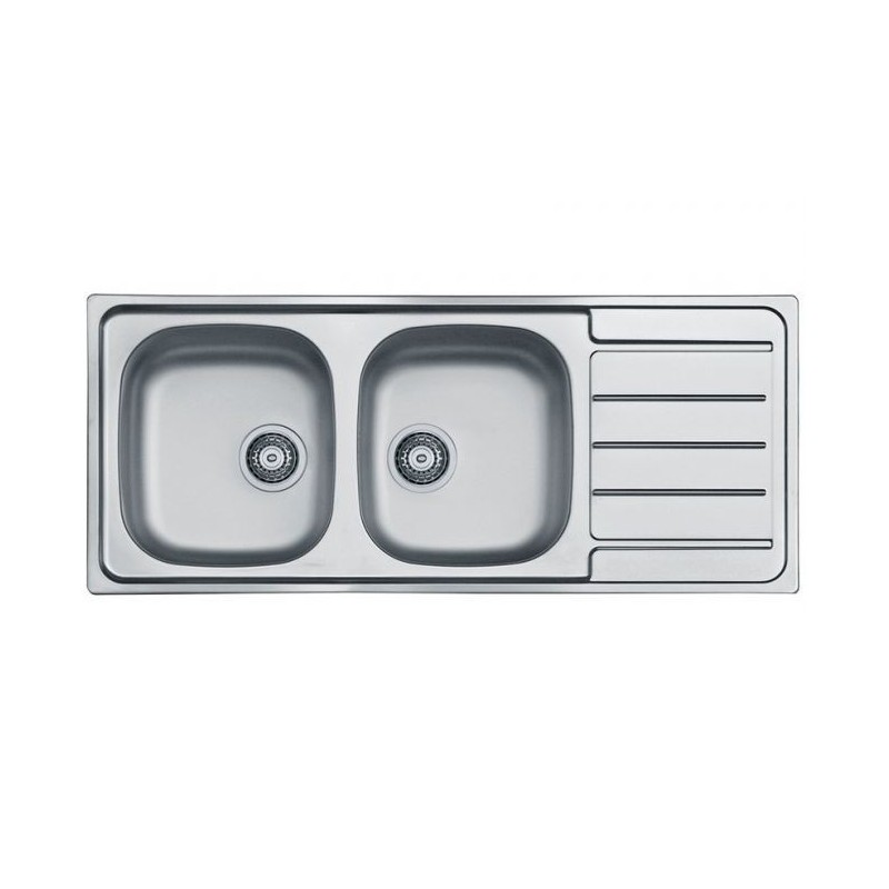 Alveus LINE 100 sudoper inox satin