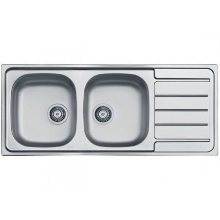 Alveus LINE 100 sudoper inox satin