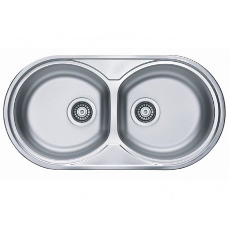Alveus FORM 50 sudoper inox satin