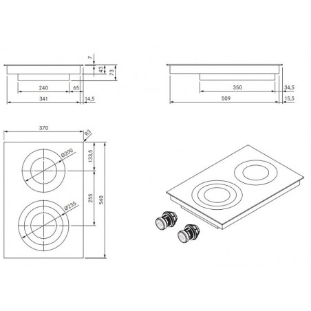 BORA Professional 3.0 PKC3 HiLight ploča za kuhanje